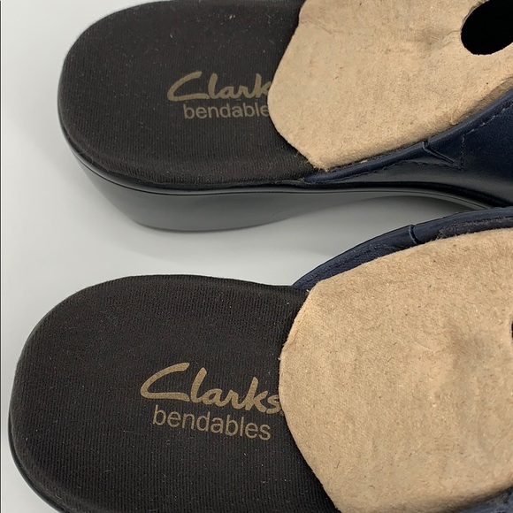 Clark’s bendable women’s 10 clogs mules blue - Picture 5 of 7